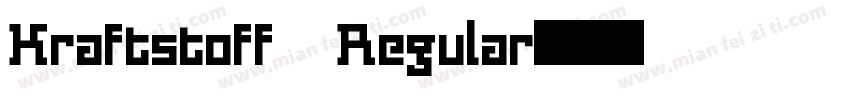 Kraftstoff Regular字体转换